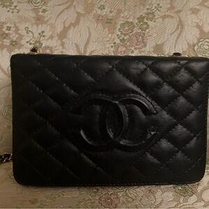 Chanel Black Quilted Crossbody Bag